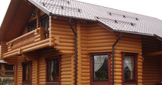 Строительство дома из оцилиндрованного бревна в Новошахтинске - от 137124 рублей