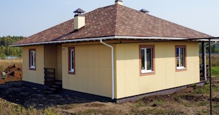 Одноэтажный дом из панелей под ключ в Новошахтинске - Строй-Нвш от 137124 рублей